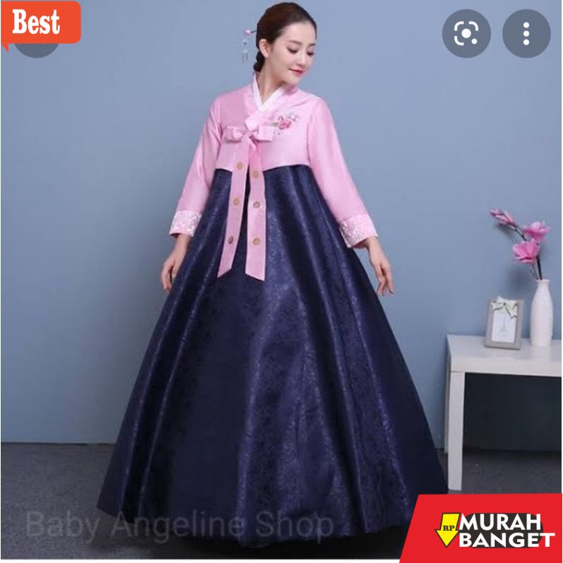 baju setelan wanita kekinian 2022 MAXI DRESS KOREA // HANBOK KOREA MODERN // HANBOK KOREA // HANBOK 