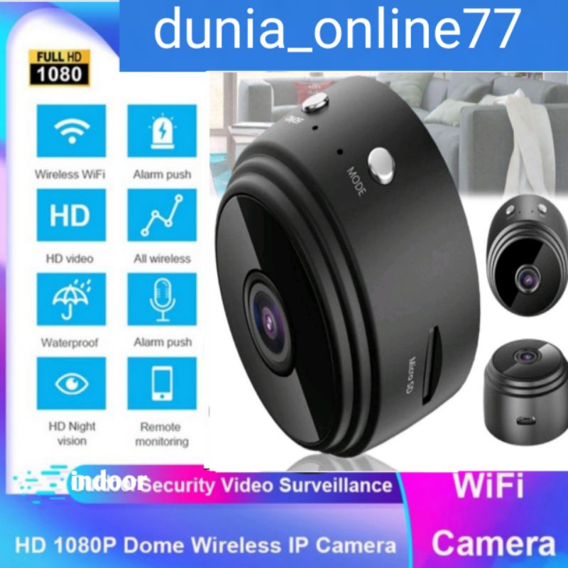 Jual IP Camera A9 Mini Spy Wifi HD 1080P 8MP Smart CCTV Wireless Kamera ...