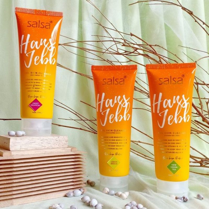 Salsa Hans Jebb Gel Skin Cleanser Perontok Daki | GreenTea Lemon Breeze Sweet Tropical | Salsa Hans Jebb All Series