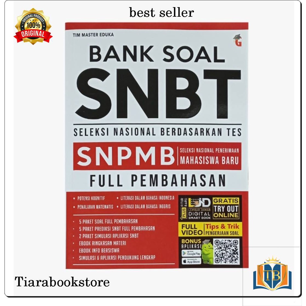 Buku SNBT - Buku SBMPTN - Buku TPS - Bank Soal SNBT 2023 FULL PEMBAHASAN