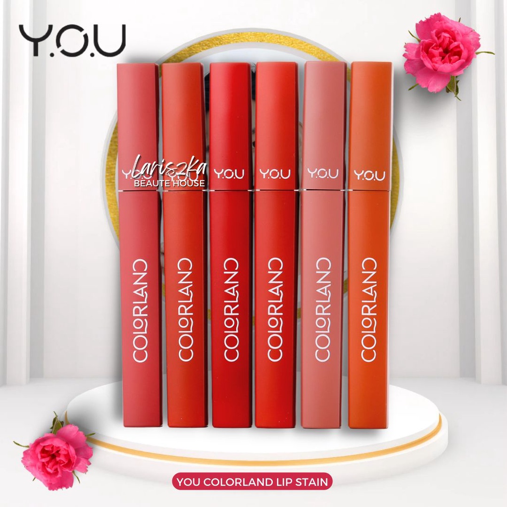 Jual OU Colorland Powder Mousse Lip Stain Cream Lip Matte Lipstick