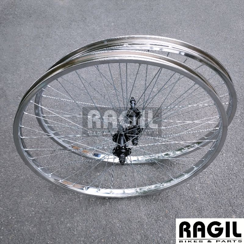 WHEELSET SEPEDA 26 UNITED BESI LUBANG 36 HOLE 36H RIM VELG RIMS HUB FREEHUB ULIR DRAT JARI JARI RODA