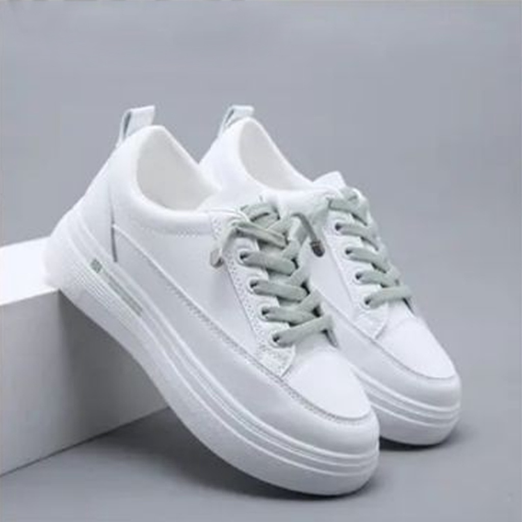 [Original Ber-Hologram] SNEAKYSHOES MINJI SEPATU WANITA SNEAKERS TALI FASHION IMPORT QUALITY PREMIUM - 190