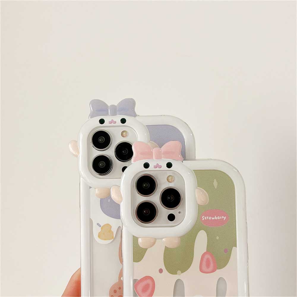 Case Desain Kelinci Dan Keju Strawberry Untuk Redmi Note 11 Pro Note 11S Redmi 10C 10A 9C 9A 10 9T 9 Note 10 5G 10s Note9 Note8 Poco X3 NFC M3