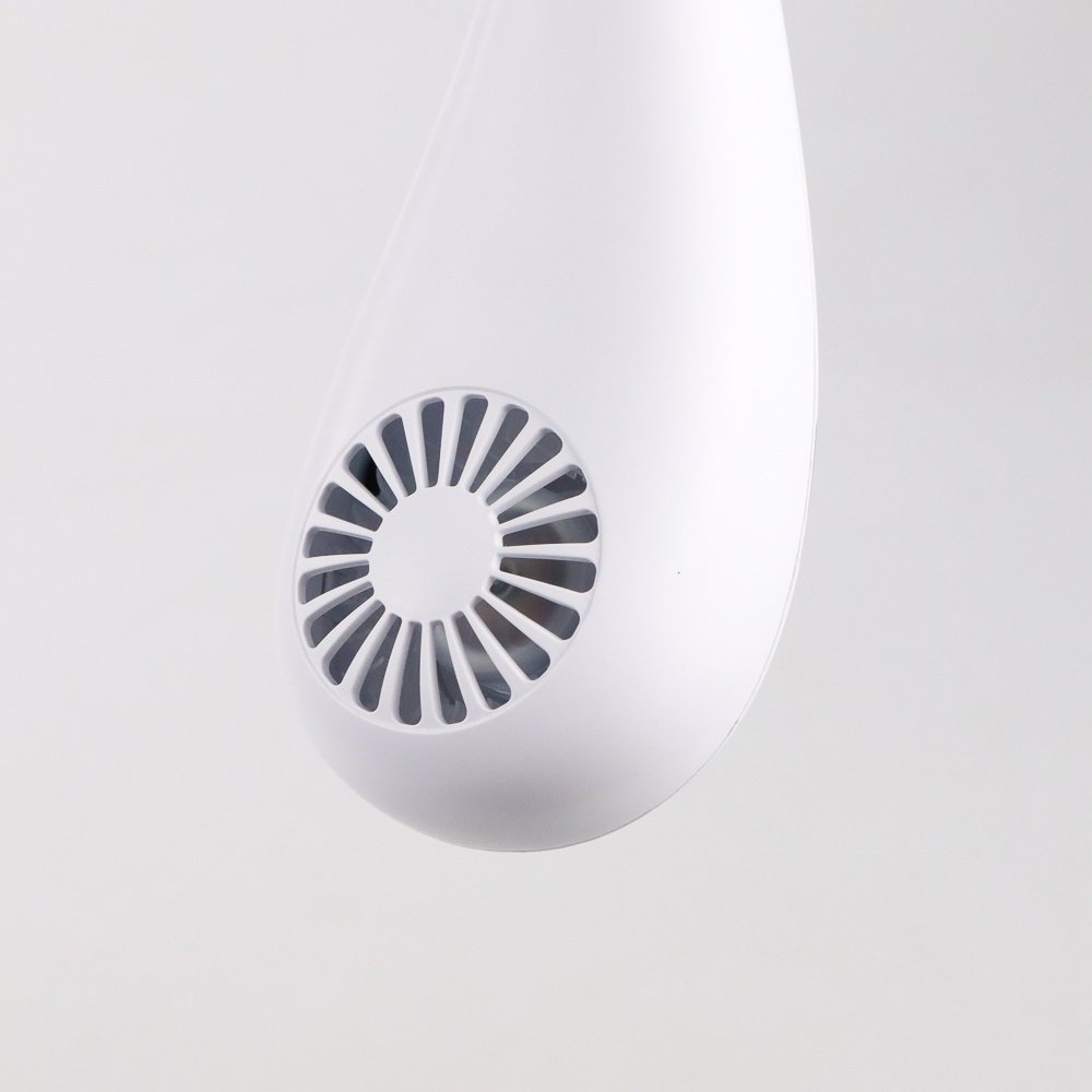 Warmtoo Kipas Angin Leher Portable Neck Fan Rechargeable 5000mAh - H11 - White