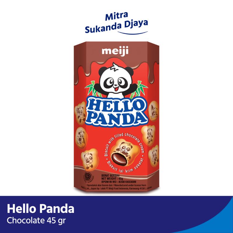 Biskuit isi Coklat Hello Panda