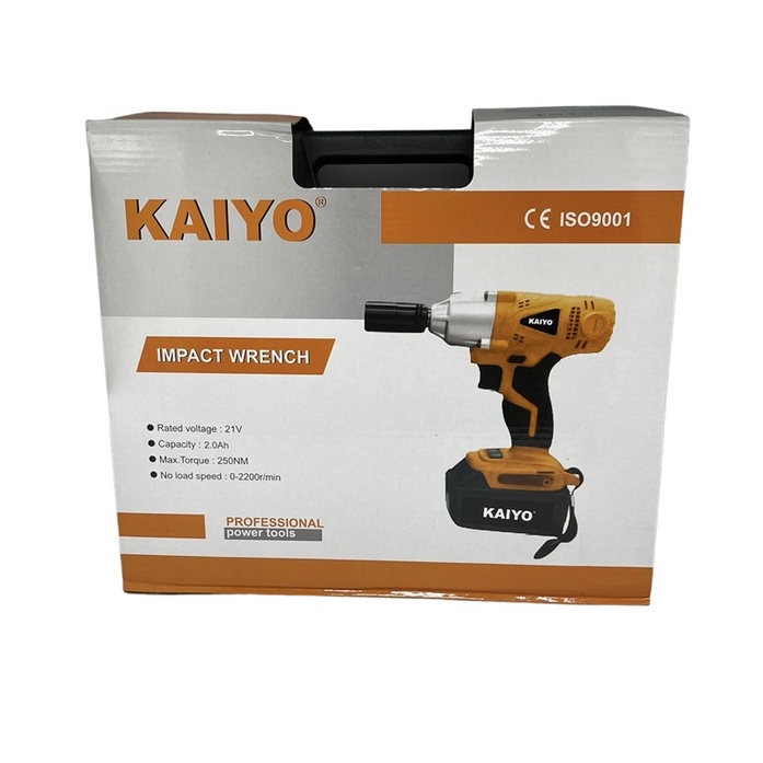 CORDLESS IMPACT WRENCH 21V KAIYO MESIN PEMBUKA BAUT BATERAI 21V