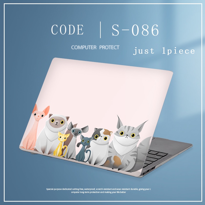 1pc Universal Bebas Potong COD Custom Stiker Kulit Laptop Untuk huawei MateBook D14 MateBook B3-41 MateBook E 14 &quot;15.6&quot; Notebook Komputer Decal Game Cinnamoroll Designs Covers