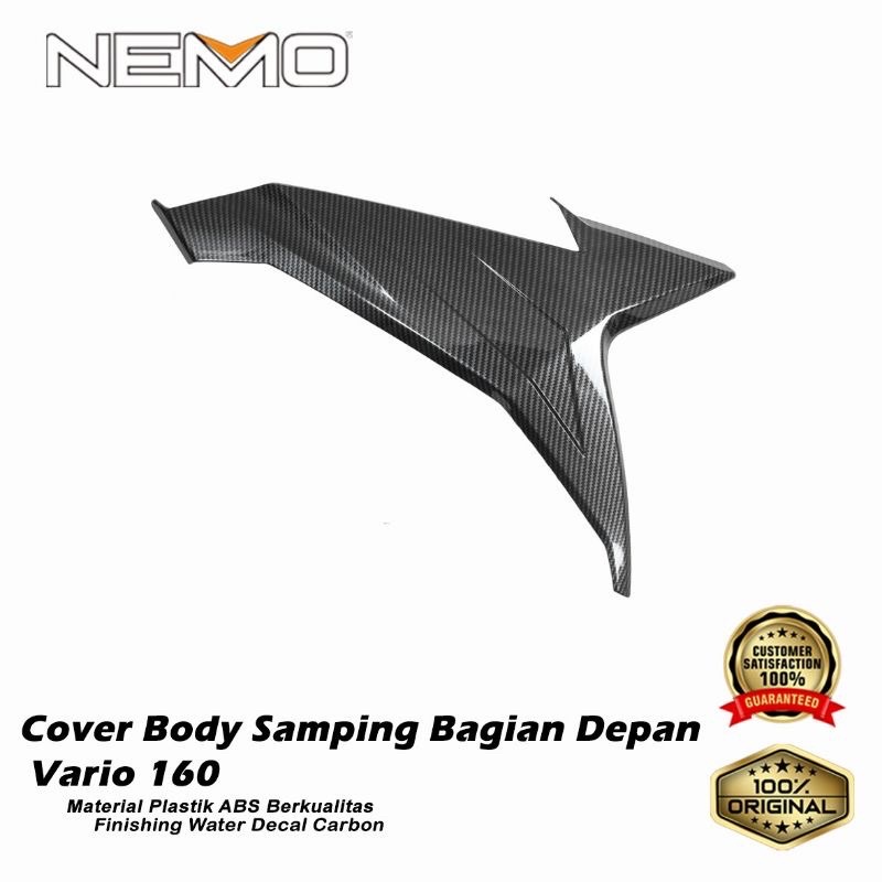 CARBON NEMO VARIO 160 NEW COVER SPEDO COVER BAWAH LAMPU STOP LIST LAMPU DEPAN COVER BODY SAMPING