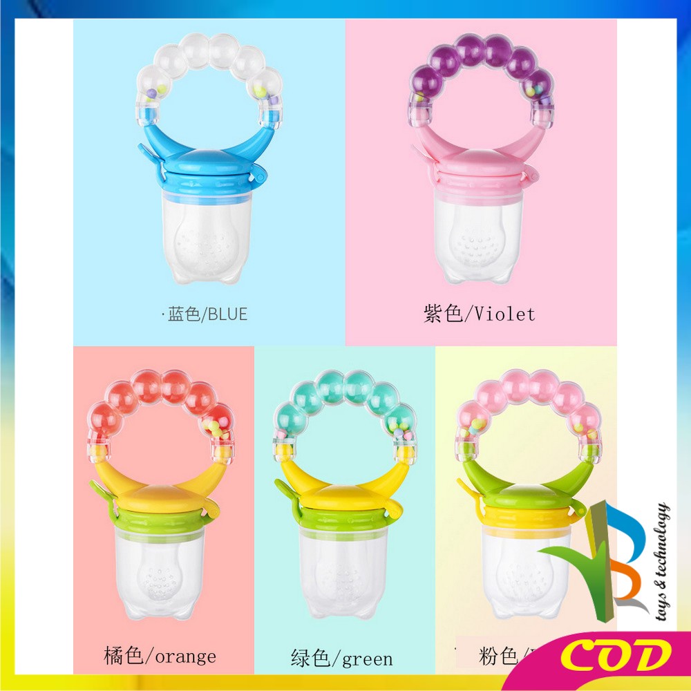 RB-C44-45 Empeng Dot Buah Anak Bayi Baby Fruit Feeder Rattle Teether Kompeng Pacifier Gigitan Bayi