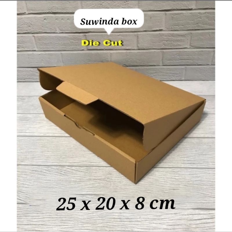 

kardus ukuran 25x20x8 cm box pizza untuk packing dll
