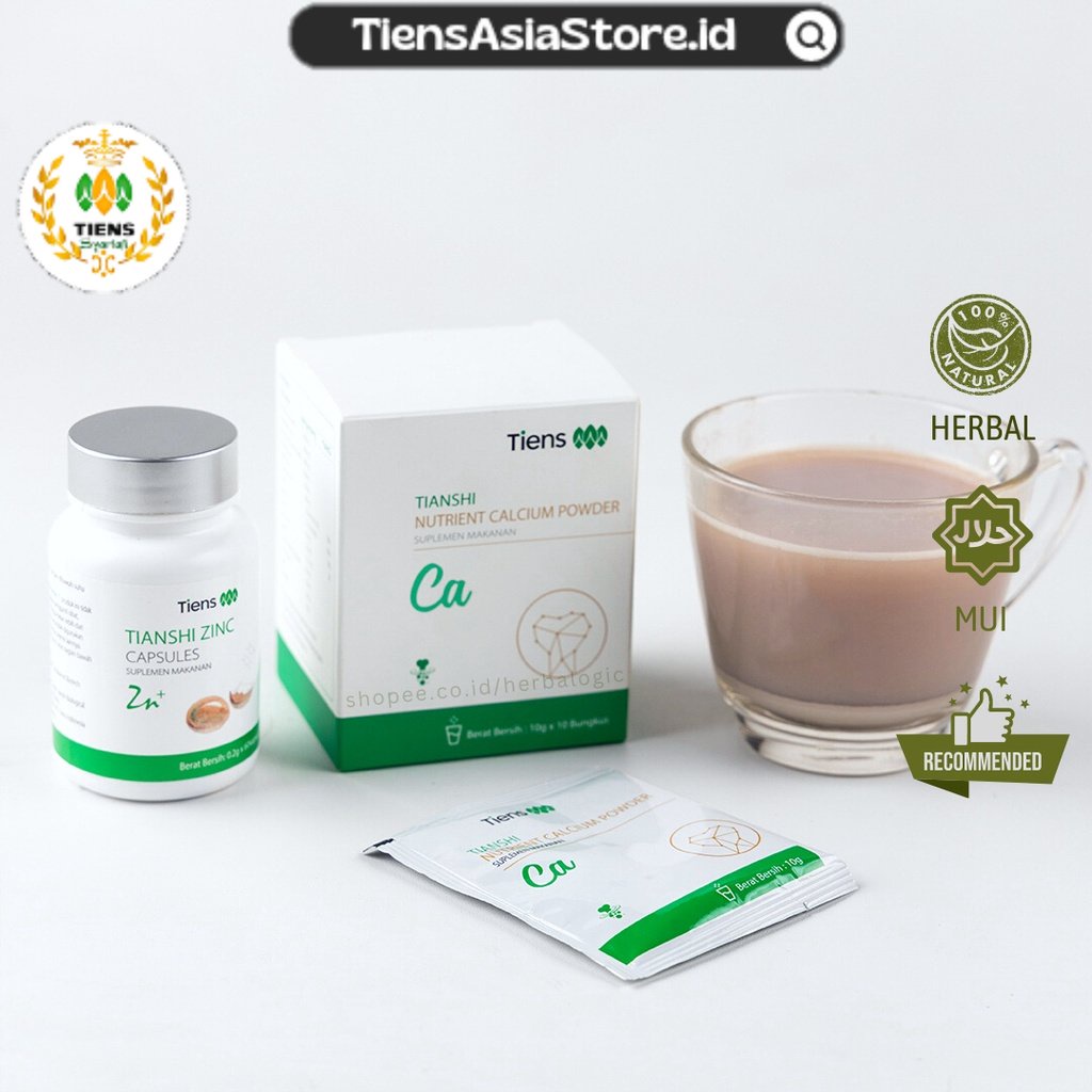 

TIENS PENINGGI BADAN Susu Kalsium NCP & Vitamin Zinc Original