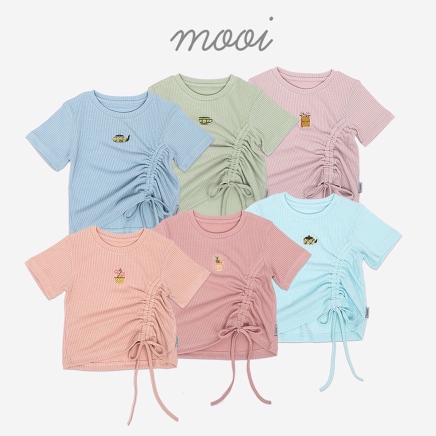 PROMO 7.7 PROMO BAJU LEBARAN MURAH MOOI SELENA RIB TOP ATASAN BAJU ANAK SERUT PAKAIAN MACARON SERIES FASHION ANAK PEREMPUAN 1 - 5 TAHUN