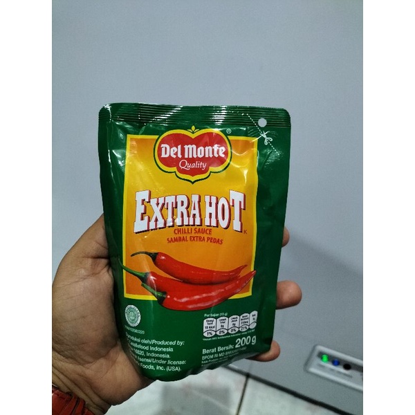 

Saus delmonte extra hot 200g