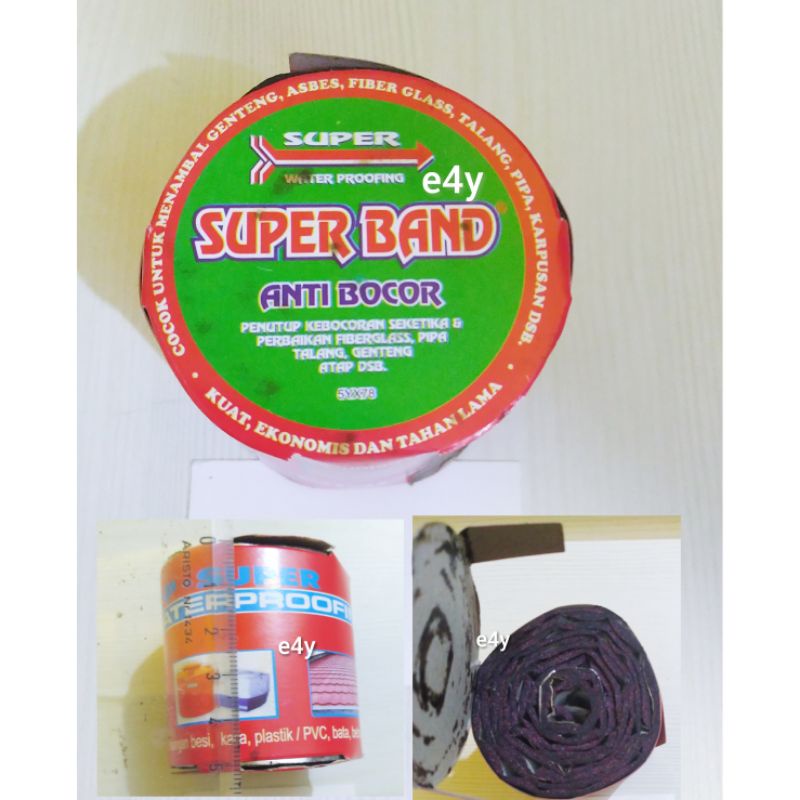 Lem talang aspal tambal talang superband lakban anti bocor flinkote lem talang anti bocor super band