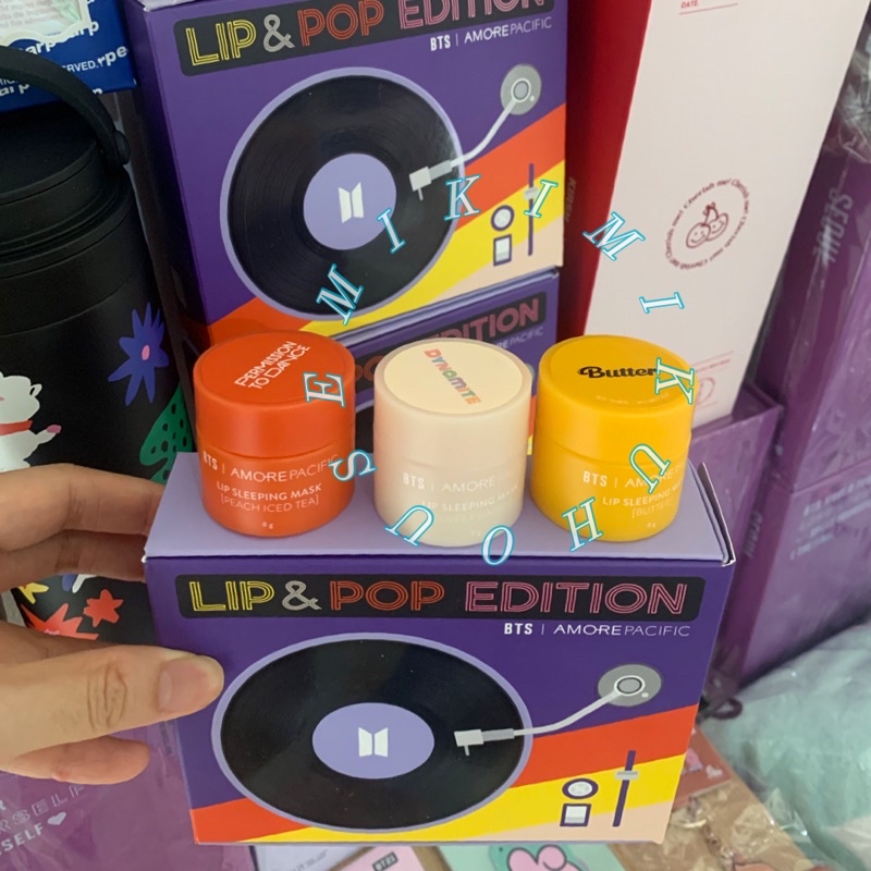 RESTOCK BTS LANEIGE LIP SLEEPING MASK LIP POP EDITION BTS X LANEIGE BTS AMOREPACIFIC LIP SLEEPING MA