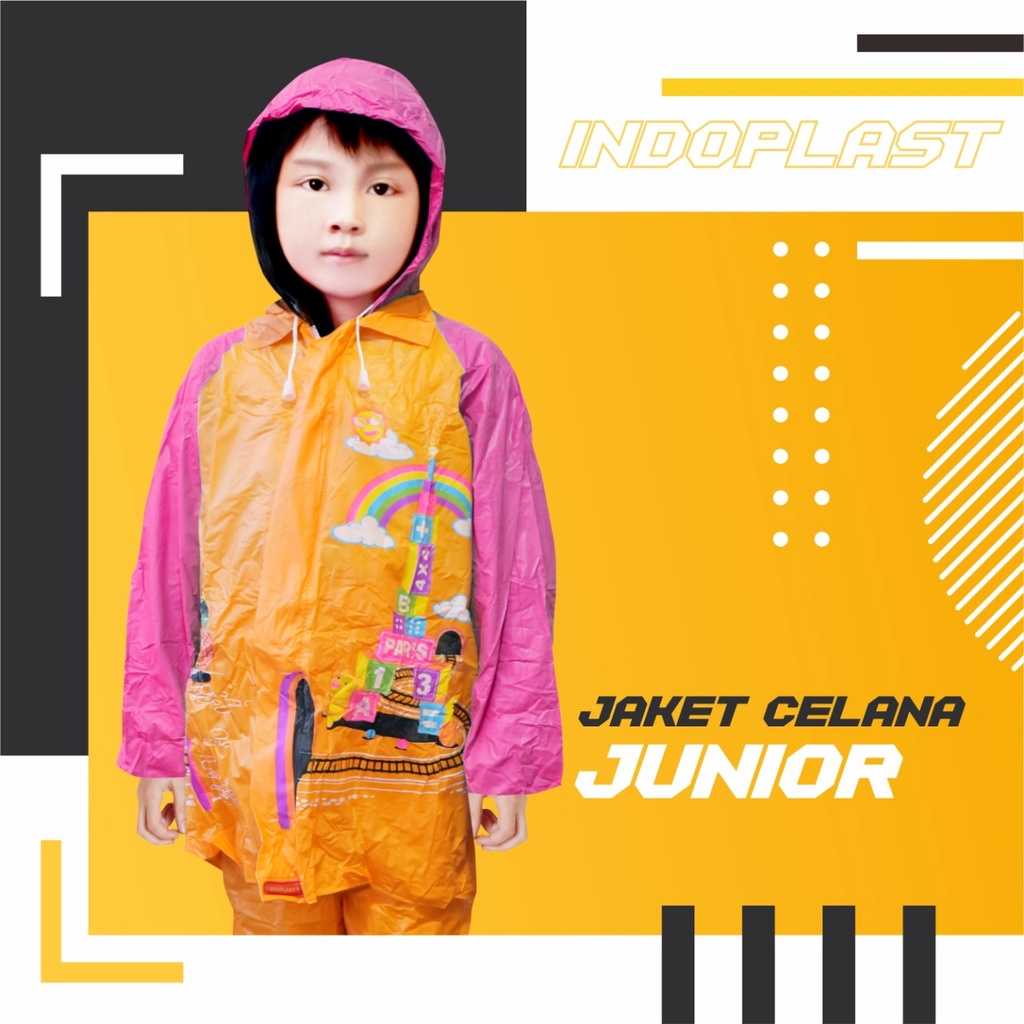 Jas Hujan Anak anak JC JUNIOR / Usia 3 - 6 Tahun PAUD dan TK