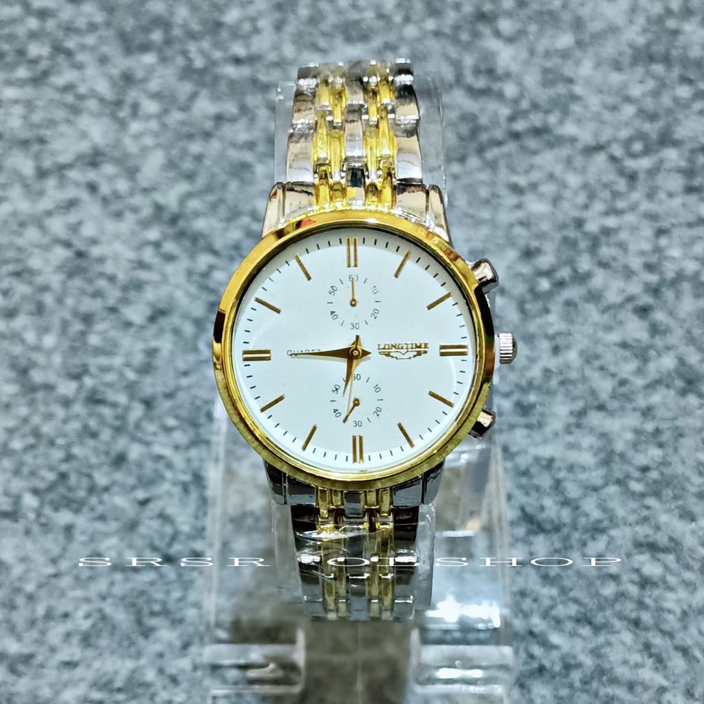 Bisa COD Jam Tangan Pria/Wanita Longtime Rantai Emas// Jam Tangan Pria/Wanita Terbaru