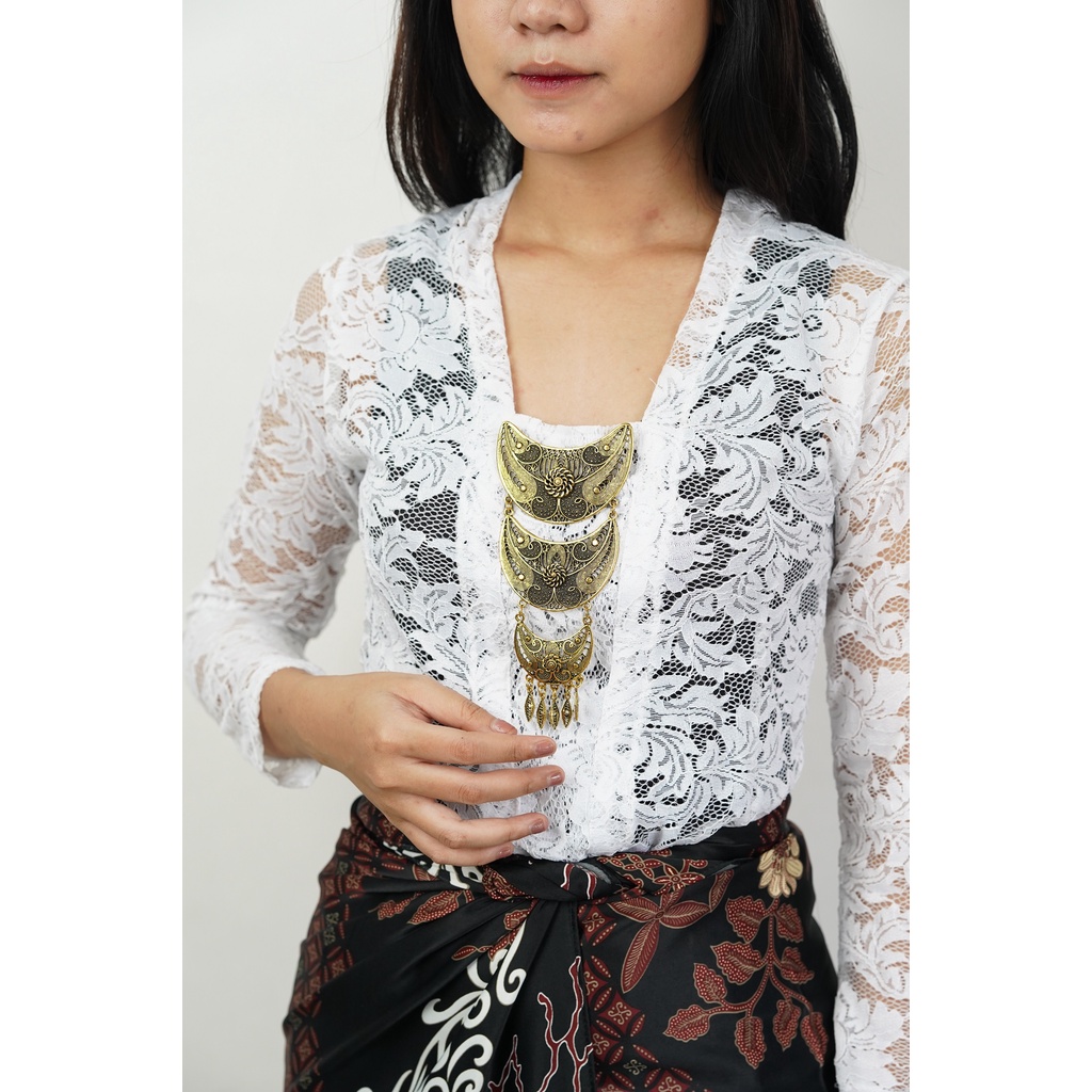 Bros Kebaya Pengantin Bros Kutubaru Susun Brooch Kutu Baru Jurai Bakar Modern Tradisional Aksesoris Etnik BUTIKALUNG 104