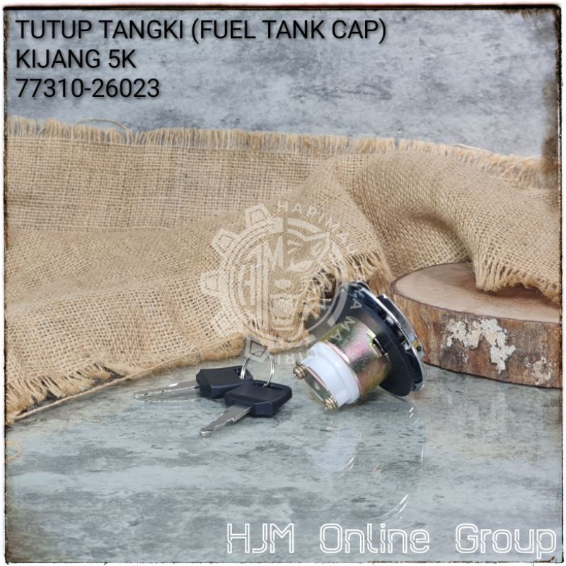 FUEL TANK CAP - TUTUP TANGKI TENGKI KIJANG 5K RINO 14B DYNA 125HT