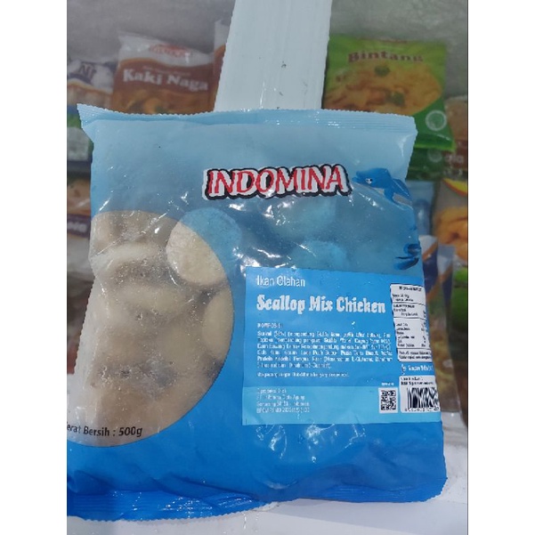 Indomina Scallop Ayam dan Ikan