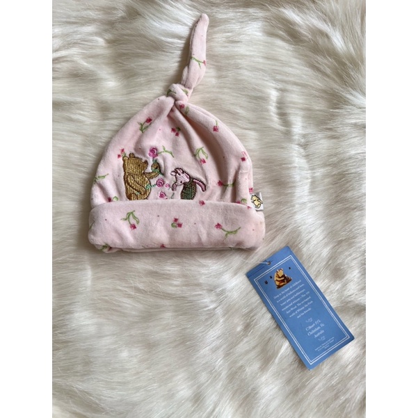 Preloved Topi Bayi Disney/ Pooh Classic, Nary usia 0-3 Bulan