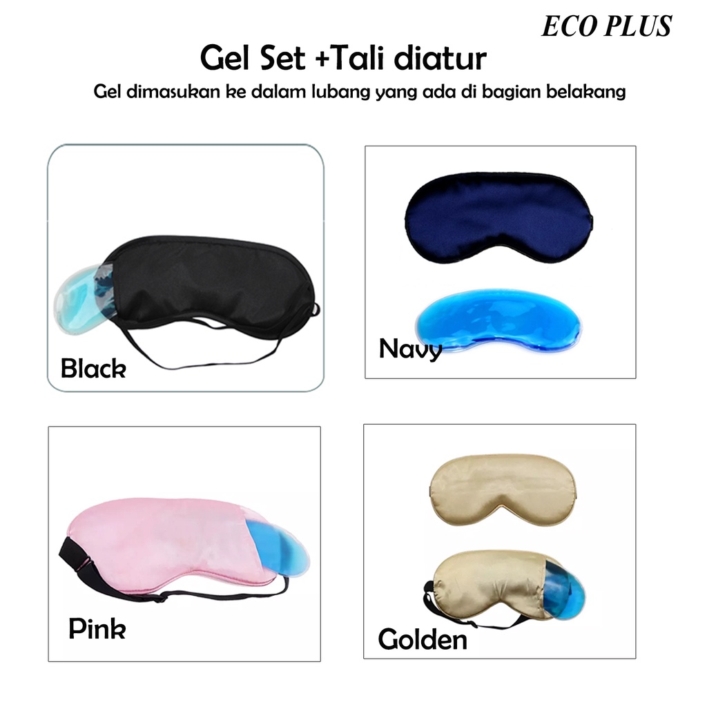 Penutup Mata Tidur Sleep Eyes Mask Bahan Bagus Berkualitas Lembut