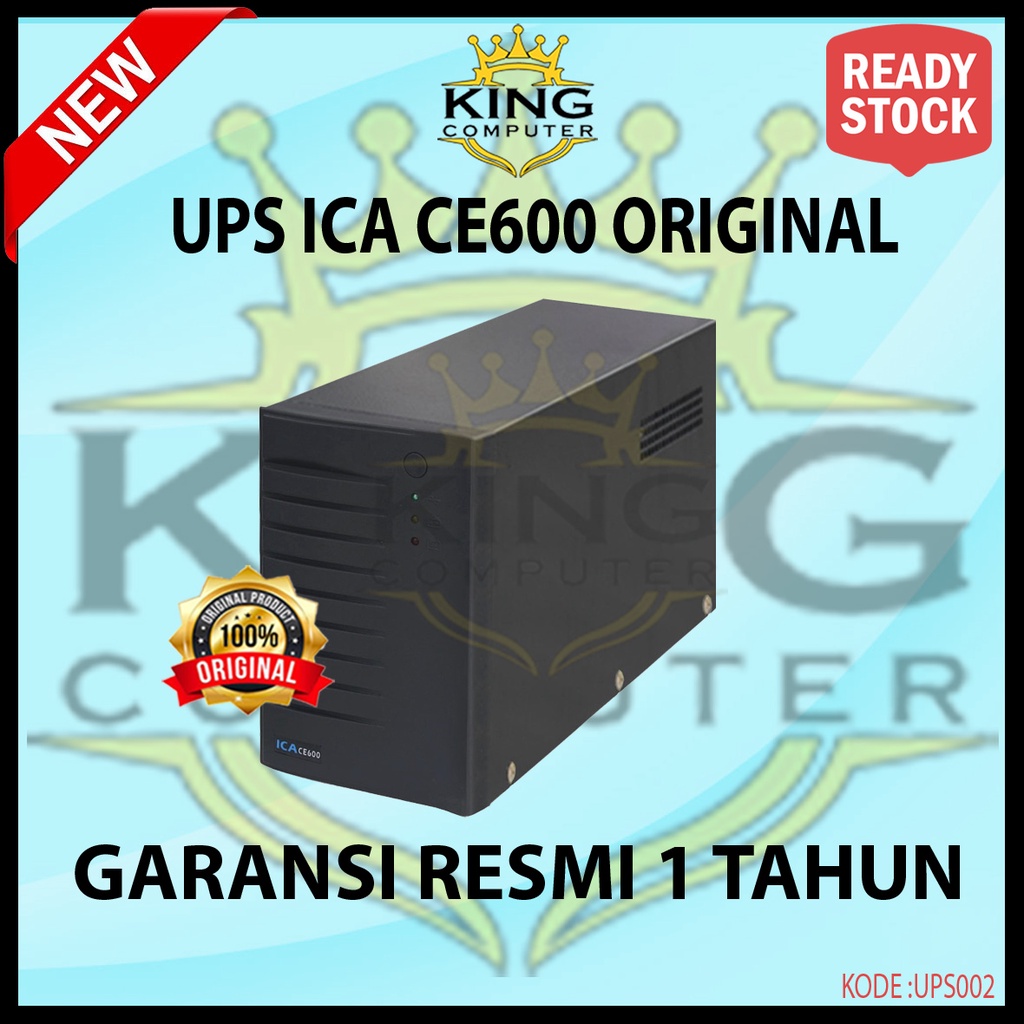 UPS ICA CE600 CE 600 (600VA/300Watt) GARANSI RESMI