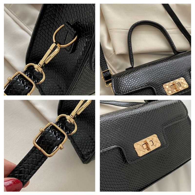 8538 𝙑𝙞𝙣𝙠𝙖 𝘽𝙖𝙜 Handbag Import Mini Kokoh Bermotif Kualitas ++
