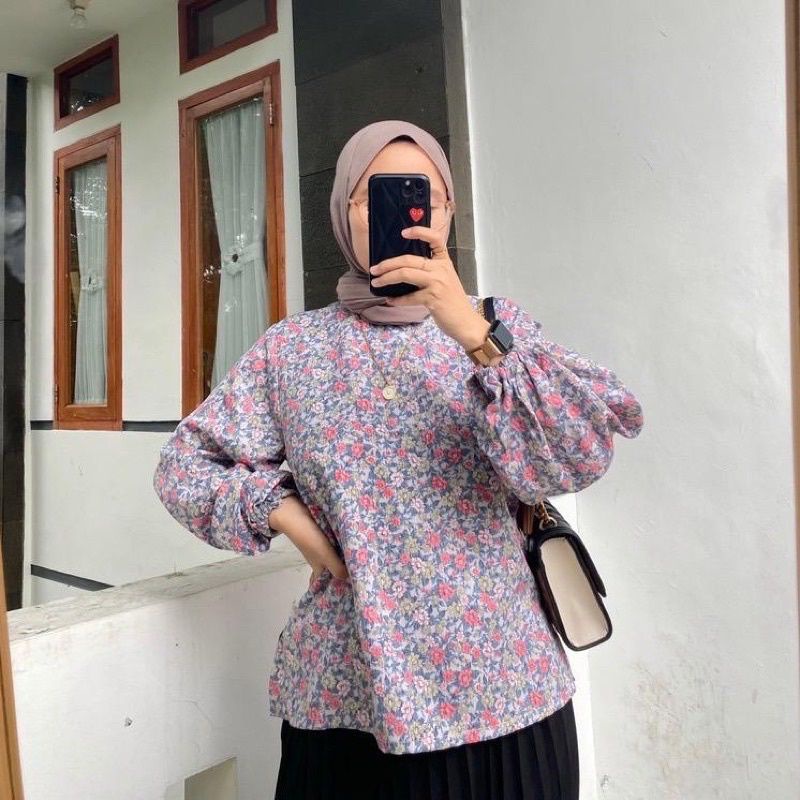 GARDENIA BLOUSE BAHAN MARGARITA TWIST