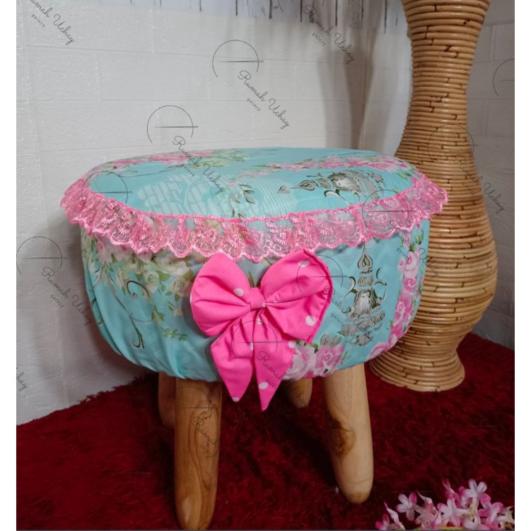 cover stool shabby