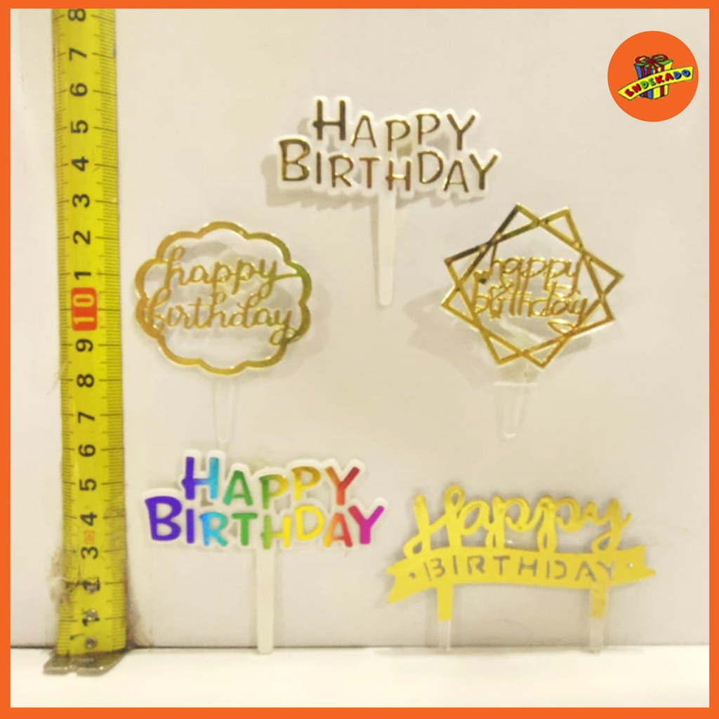 TOPPER Ulang Tahun Murah - Cake Topper