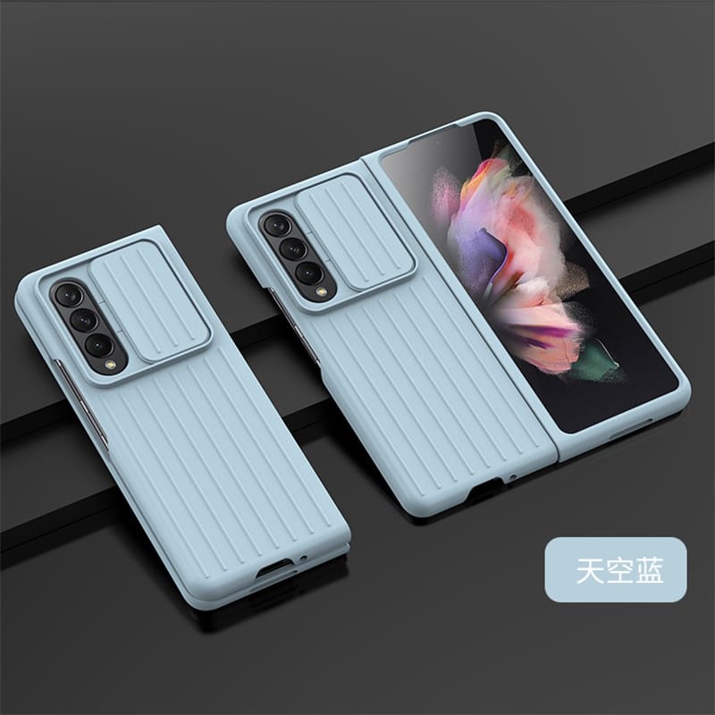 CASE KOPER MOTIF + SLOT KAMERA SAMSUNG GALAXY Z FOLD 4 5G MATTE HARD CASE HIGH QUALITY FULL PROTECTOR CAMERA