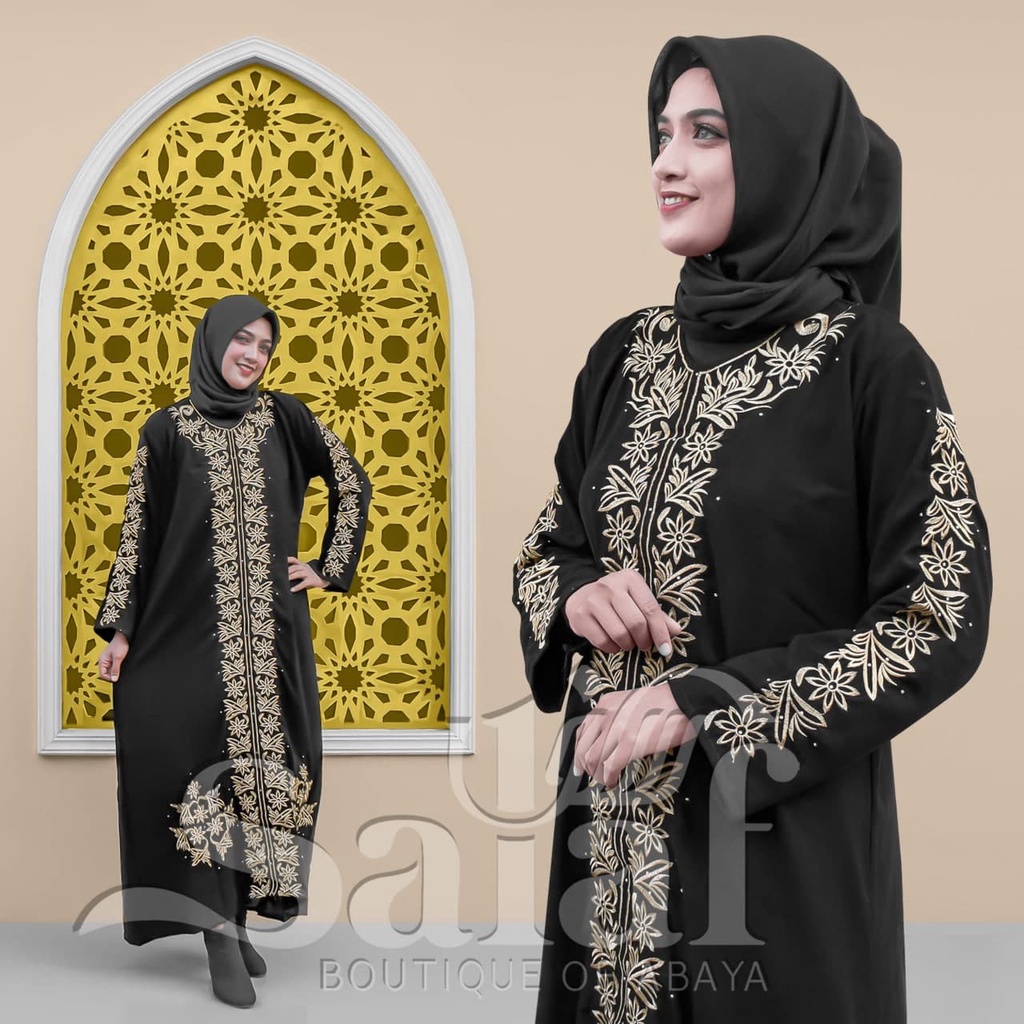 Abaya Gamis Dubai Turkey Turki 608 By Alaydrus Collection Terbaru