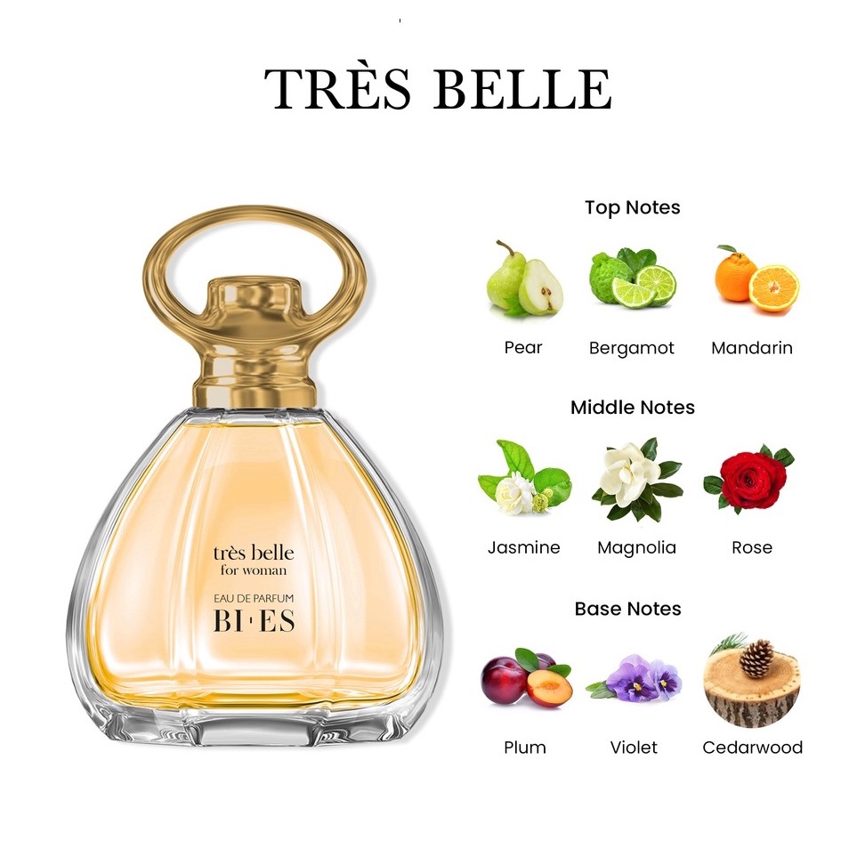 Bies Tres Belle Parfum For Woman EDP 100 ML