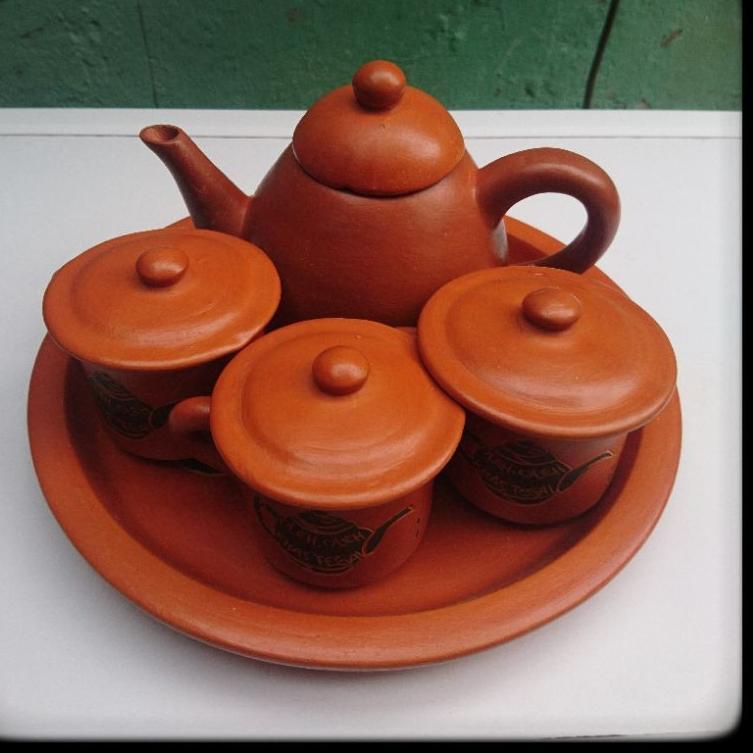 Recomended Poci tanah liat set 31 Teko Tanah liat khas Tegal