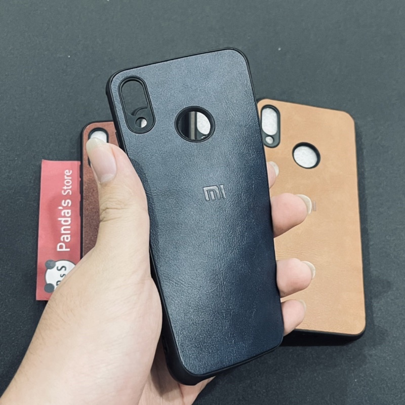 Leather Case Redmi Note 7/ Note 7 Pro Softcase Kulit Elegan Casing Slim Fit