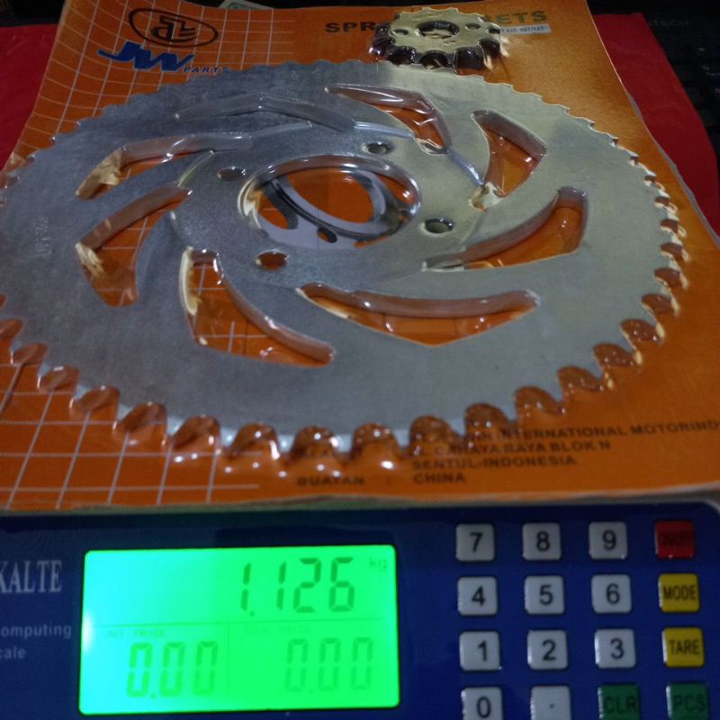 Gir Ger Gear Depan Belakang Honda12/50  Supra x,Supra fit lama,Grand, Win 50T