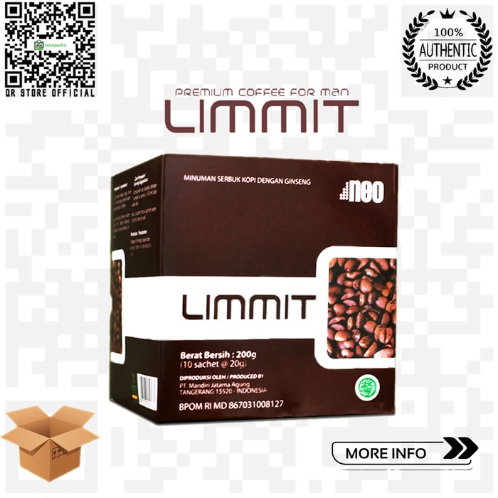 

KOPI LIMIT NEO LIMMIT COFFEE 10 SACHET PER BOX