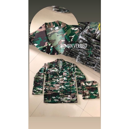 Baju PDL TNI AD terbaru Kasad bahan Velbed Anti air