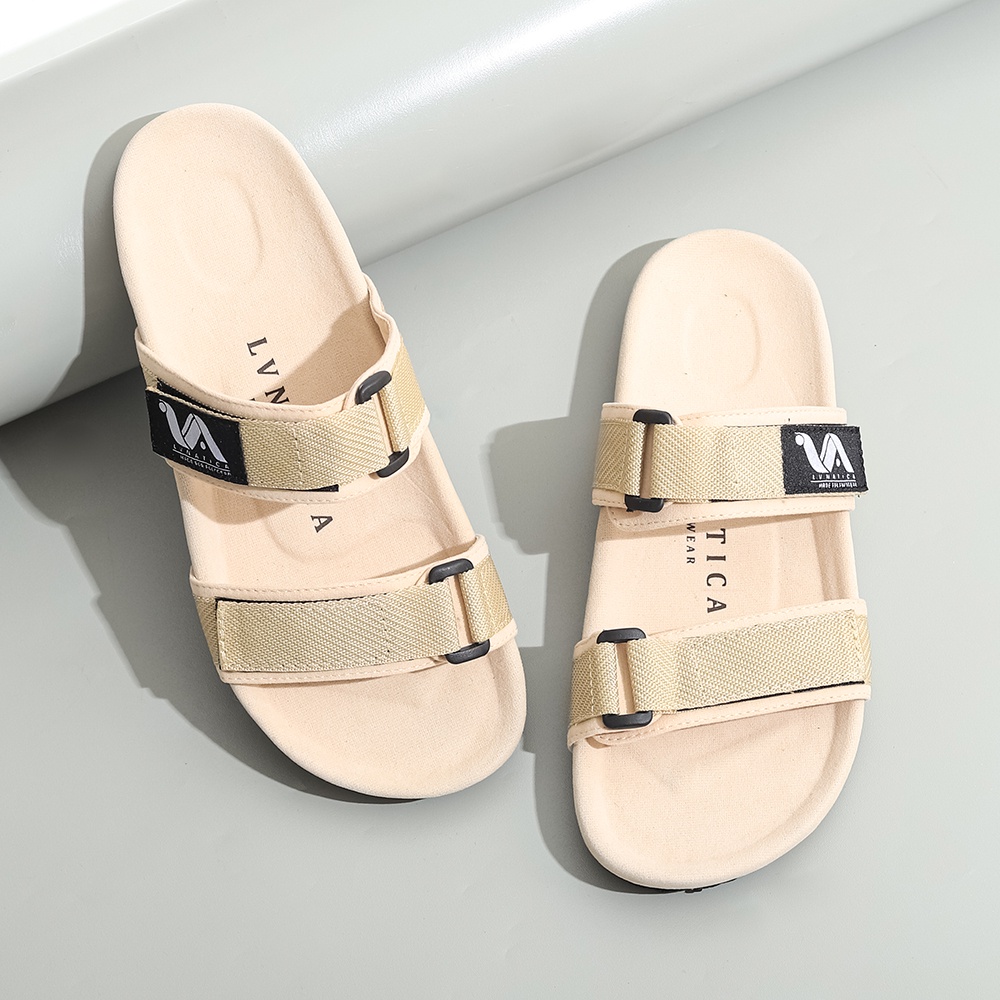 CYNDIRA CREAM | ManNeedMe x Lvnatica | Sandal Casual Wanita Outdoor ORI