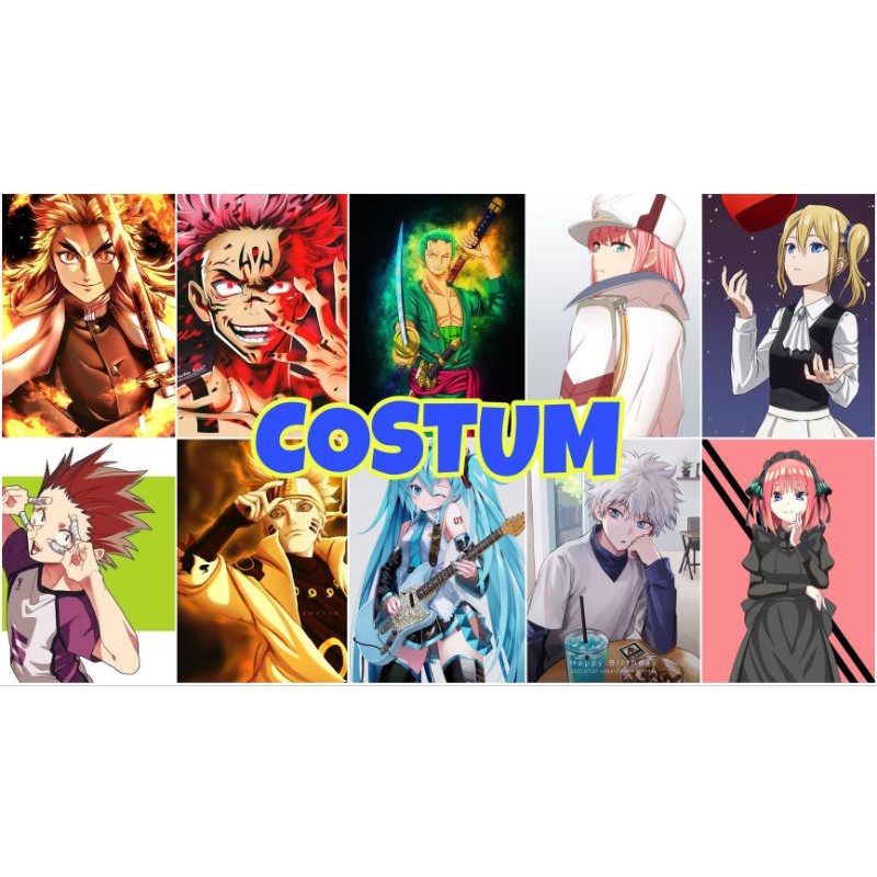 

POSTER STIKER ANIME A6/A5