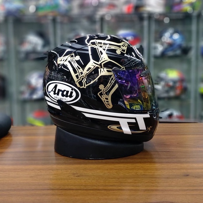 ARAI RR5 IOMTT 2010 REPAINT SIZE M 2ND SECOND