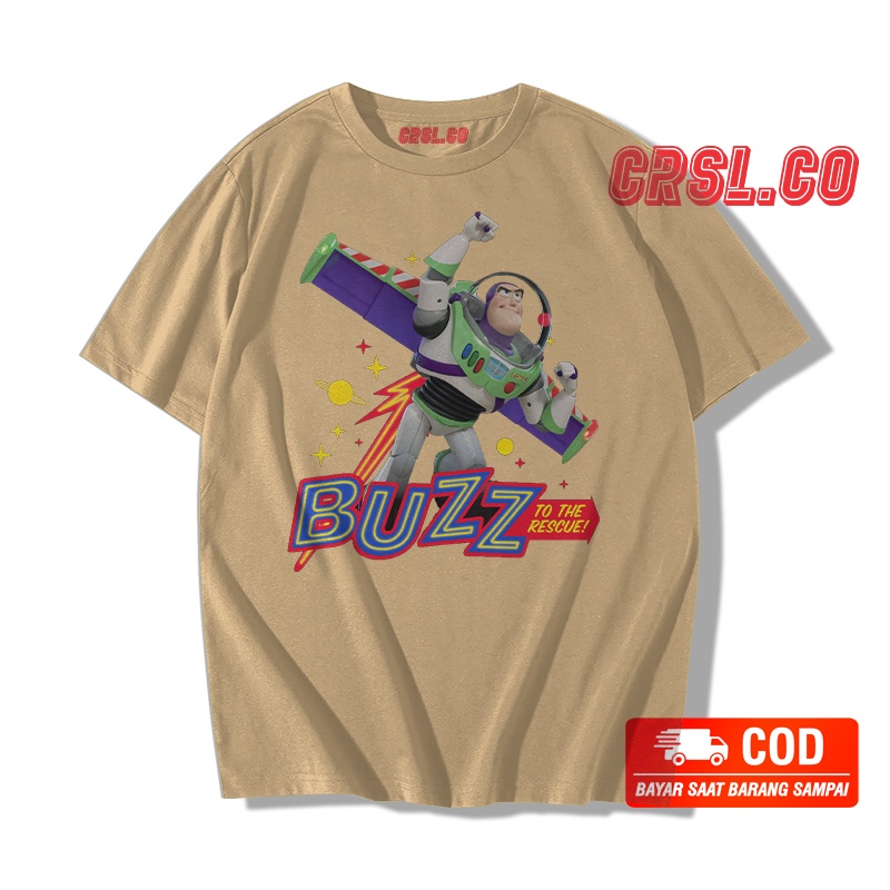 KAOS BUZZ TOY STORY PRIA WANITA WARNA TERBAIK 30S TERMURAH DAN TERLARIS