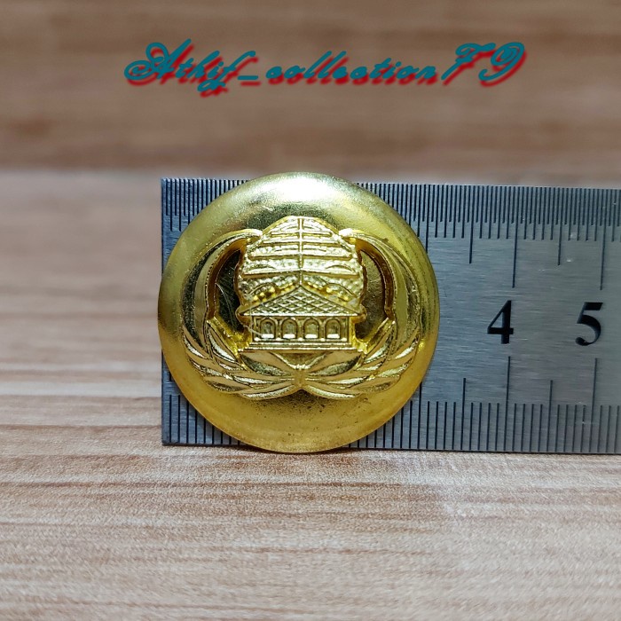 Univ Pin Korpri Asn Bulat Murah Pin Asn Korpri Kuningan Magnet + Box