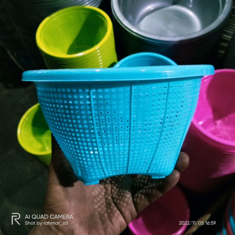 Wakul Plastik / Wadah Nasi Plastik warna warni