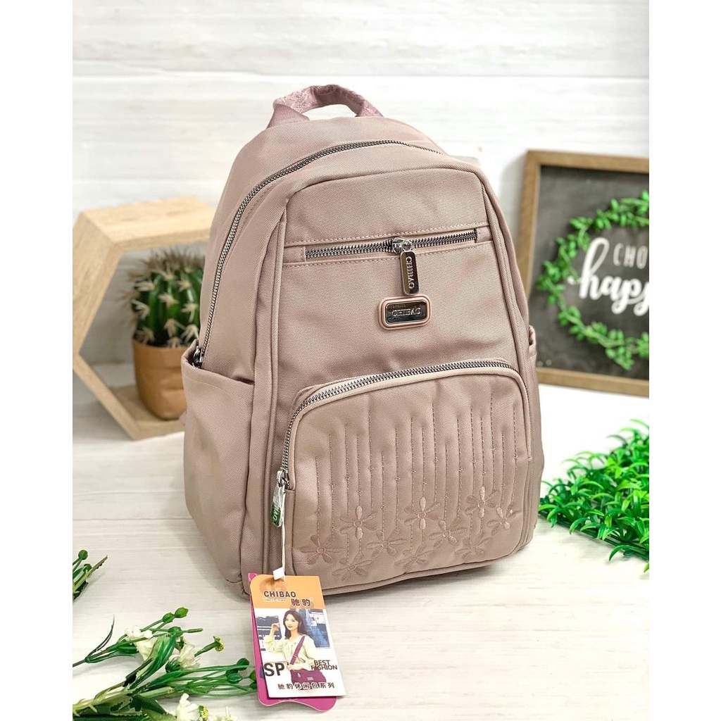 Tas Ransel Chibao 5712-22 Bahan Kanvas size 36x27x15 cm. Tas Wanita Tas Ransel Wanita Import Tas Chibao Ransel Import BEST SELLER TERBARU BISA BAYAR DITEMPAT.!!!!
