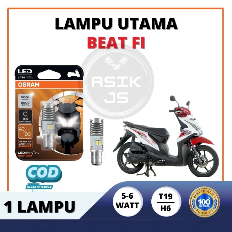 Lampu Bohlam Depan Beat FI Led OSRAM ORIGINAL
