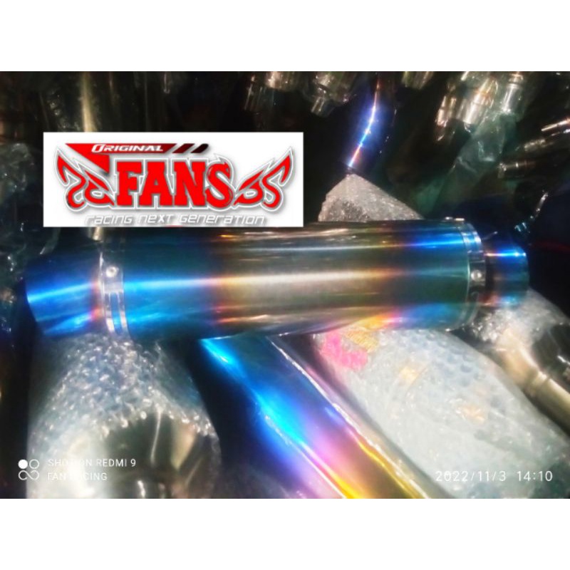 Silincer Knalpot Racing Slincer Tabung Knalpot Racing R9 Mugello laser nama CBR 150R CB150R VIXION R