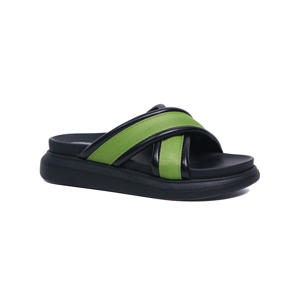 Adarastore - Dunkenstock ZOEY Sandal Casual Wanita Model Silang Sendal Cewek Tinggi 5 Cm